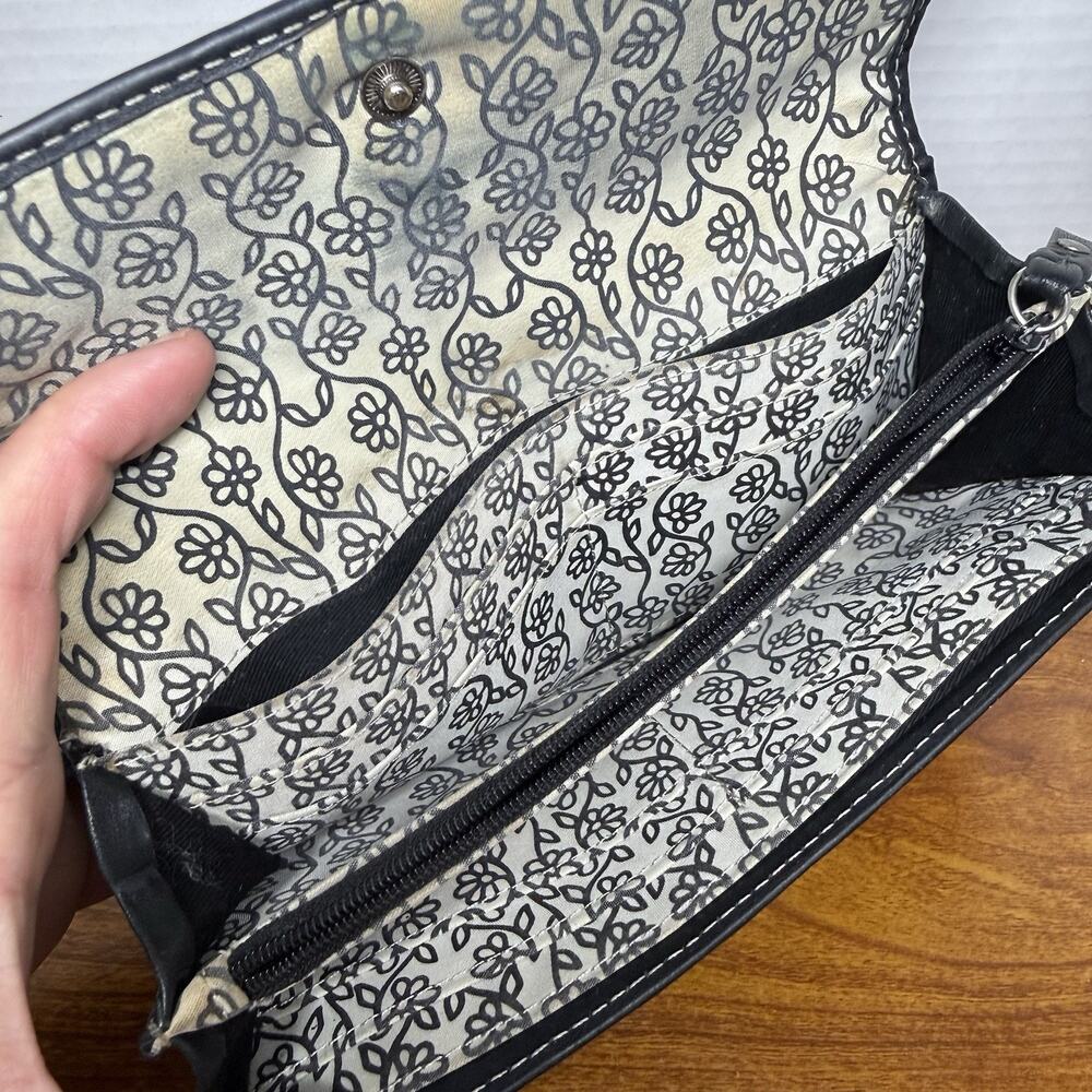 FOSSIL Wallet Black Leather - Picture 4 of 6